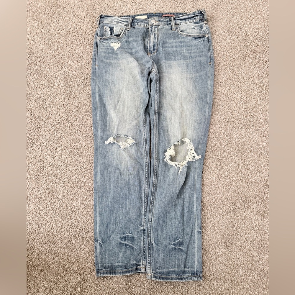 Distressed Blue Women's Jeans